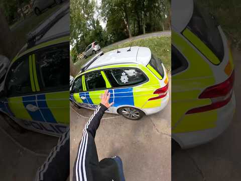 I GOT AWAY!😤🚨        #police #security #scooter #skatepark #fail #sad #funny #comedy