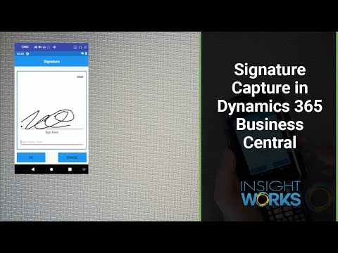 Signature Capture in Dynamics 365 Business Central