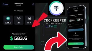 My Tronkeeper USDT Mining Airdrop experience: Wallet withdrawal Legit or Scam?