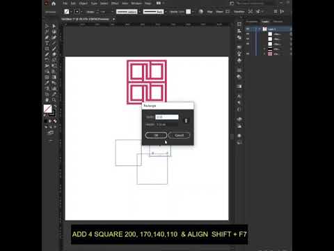 minimal infinite square tutorial by dailycreatics in illustrator #shorts