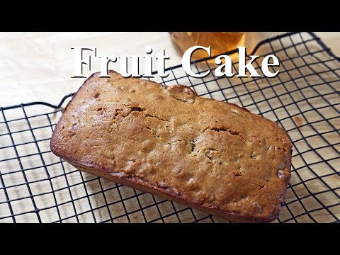 How to Make Fruit Cake for a soaked fruit cake.