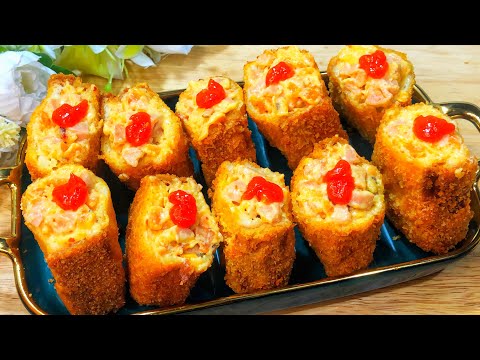 ব্রেড আর সসেজের নাস্তার রেসিপি || bread ar sausages we nasta recipe || Billkiss easy recipes