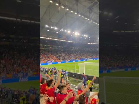 SPANISH FANS SING. EURO 2024. GERMANY.