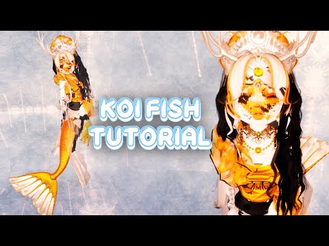 DRESS TO IMPRESS Koi Fish Tutorial