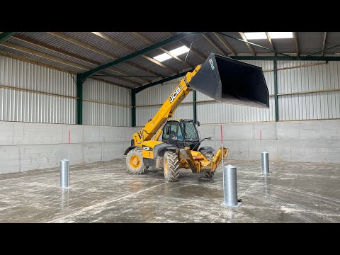 Build your own grain store/steel frame building (part 4) concrete floor and roller door