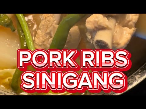 Pork Ribs Sinigang Recipe! 😮😋 | Pork Sinigang | Sinigang Recipe | Filipino Food | Jin Moore