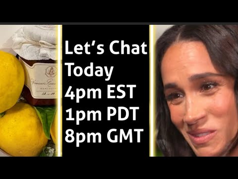 Live Chat Today! Let's Talk Latest Harry and Meghan News