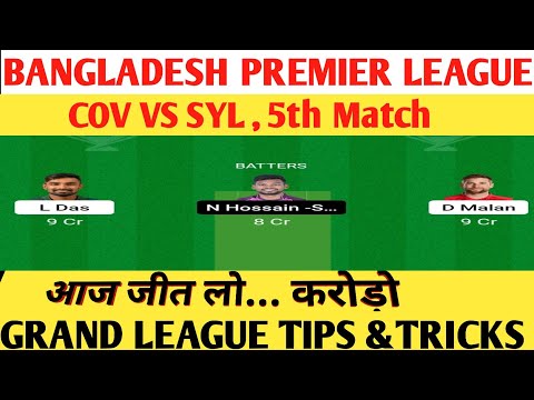 COV vs SYL Dream11 Prediction | COV vs SYL Dream11 Team | COV vs SYL Dream11 Team Today 5th Match