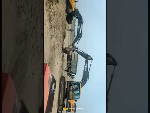 VOLVO EX-350 EXCAVATOR WORK #excavator #automobile #work #working #volvo #volvocaminhoes #song #bs3