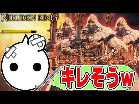 ワンパンで即死させてくるモブと地形に苦しめられるNIRU【切り抜き/ELDEN RING】#3