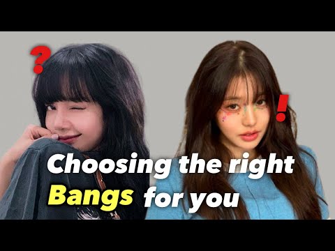 Choosing the right bangs for you 1 (full bangs, see-through bangs)