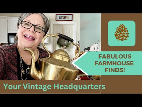 Fabulous Farmhouse Finds! THRIFT STORE - FLEA MARKET - ESTATE SALE HAULS