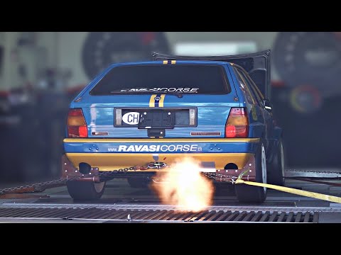 Lancia Delta HF Integrale Group A hits the DYNO | Pulls, OnBoard, Accelerations & RAW Engine Sounds!