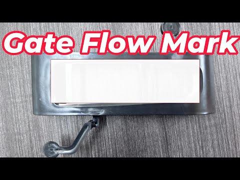 Gate flow mark