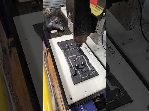 CNC trimming our HK M320 Grenade Launcher Retention System