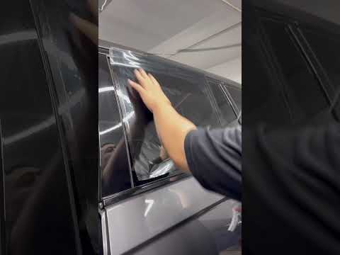 Installing 50%nano ceramic tint on a 2024 jeep grand Cherokee, using the 2 stage method!