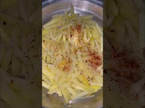 KFC Style Double Fry French Fries..😋 #youtubeshorts #trending #viral #shorts