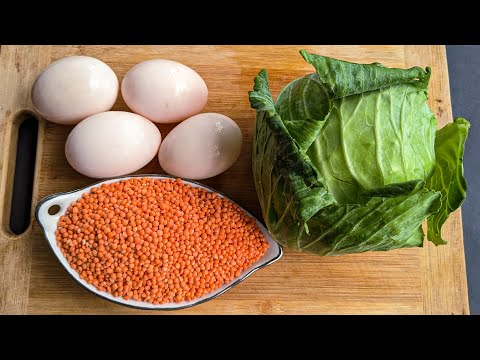 Cabbage & Eggs better than Meat! Healthy Breakfast in 5 minutes. Simple Cheap Recipe.