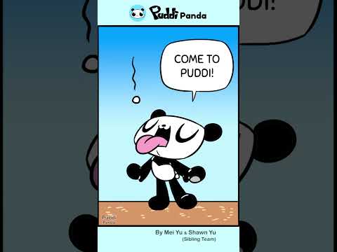 Beware of THIS when it snows ❄️ #puddipanda #comicshorts #snowfails