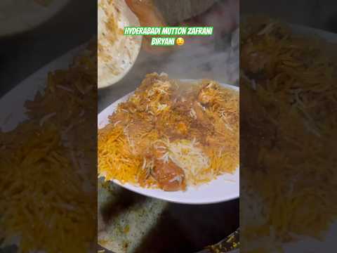 Hyderabadi mutton zafrani biryani #shots