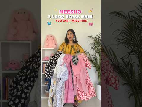 I bought 9 dresses form meesho under 500🤯#meesho #haul #trending #viral #ytshorts #meeshohaul