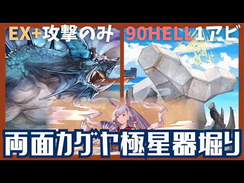 土古戦場EX+/90HELL両面カグヤ編成記録用【グラブル】