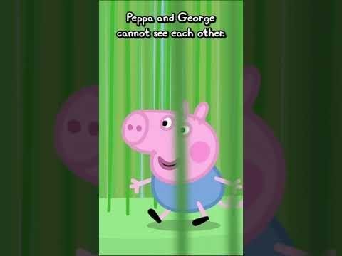 Can Peppa Find George? 🧐 #peppapig #shorts