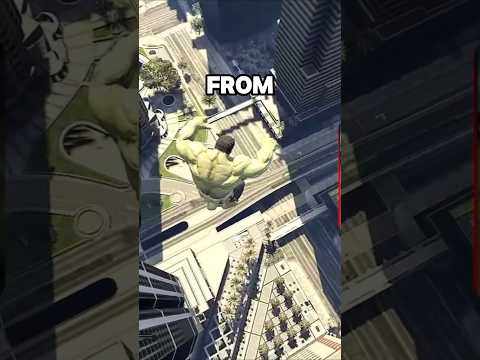 Falling from the highest building as a hulk! #shorts #grandtheftauto #gaming #videogame #gta