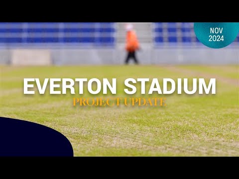 LANDMARK MOMENT AS GRASS GROWS 🌱  | Update from Everton Stadium