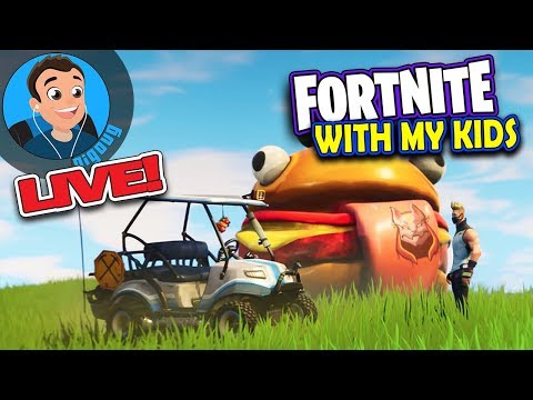 My kids and I are checking out Season 5 in Fortnite Live!!