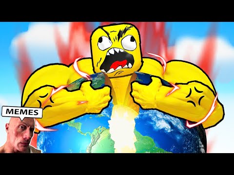 ROBLOX 💪🏼NEED MORE STRENGTH💪🏼 - ALL ENDINGS  Funny Moments | Bacon Strong Skip School