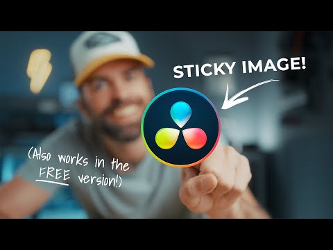 TRACKING: How to Stick an IMAGE OR LOGO to a MOVING Object [FREE] DaVinci Resolve 19 Tutorial