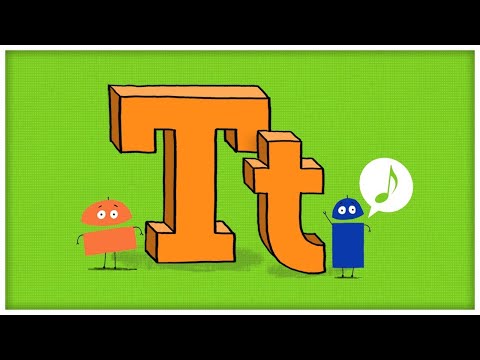 How to write letter T (Phoneme "t") Learn at home