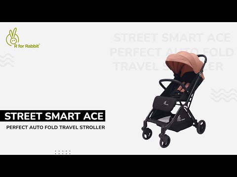 R for Rabbit Street Smart Ace Auto Fold Kids Stroller Installation Video