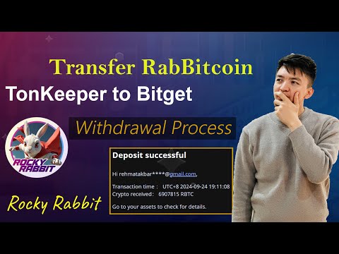 How to Transfer RabBitcoin from TonKeeper to Bitget | RabBitcoin Withdrawal Process | Rocky Rabbit