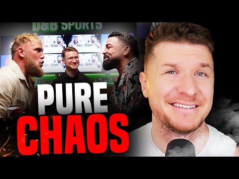 The Jake Paul vs Mike Perry Face 2 Face Was TOTAL CHAOS.. Especially What You DIDN’T See