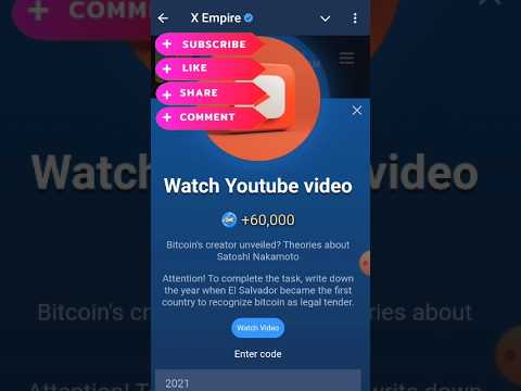 Video code of x empire.#foryou #empire #airdrop