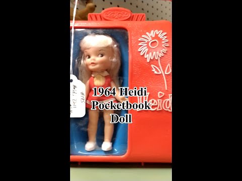 Vintage Heidi Pocketbook Doll - Thrift Store Find