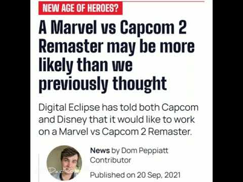 Marvel vs Capcom 2 is Gonna be Remastered