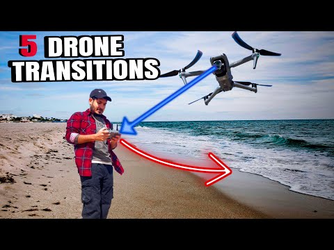 5 CREATIVE Drone Transitions, DJI Air 3 | Dji mini 3 pro | Beginner tips.