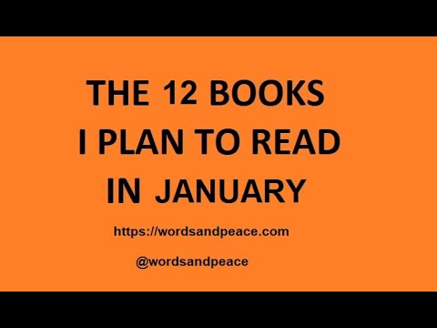 Top 12 books to read in January 2022 - Words And Peace TBR