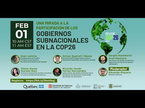 Una mirada a la participación de los gobiernos subnacionales en la COP26