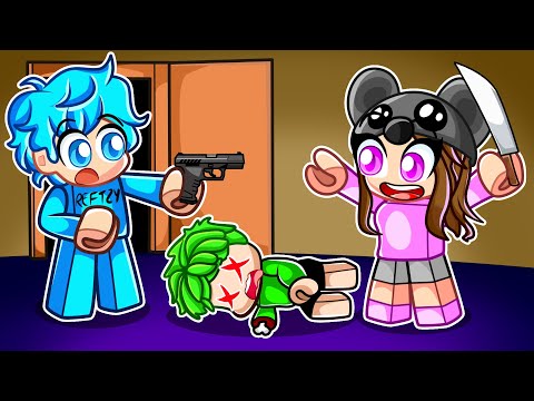 Angelazz teaches her BROTHER how to play Roblox Murder Mystery 2..