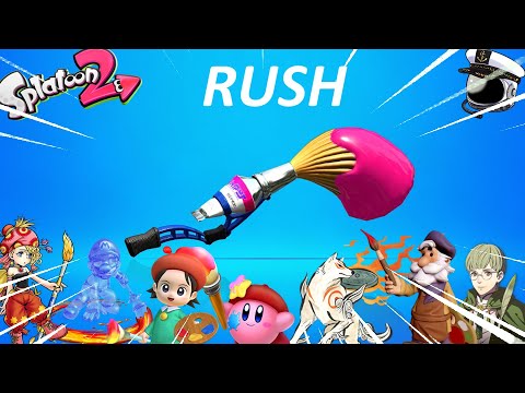 Splatoon 2 - How to Use The Inkbrush, Inkbrush Nouveau, & Permanent Inkbrush