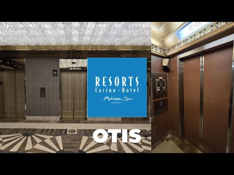 BIZARRE Otis modded traction main elevators - Ocean Tower - Resorts Casino Hotel - Atlantic City NJ