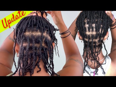 my 1 month sisterlocks journey  + retwist plan