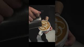 From Beans to Brushstrokes: Coffee Art Tutorial #artisticcoffee #coffeeart #coffee