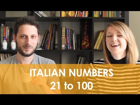 How to count in Italian: Numbers 21 - 100