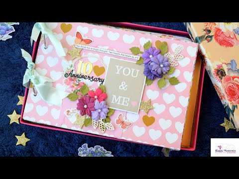 You and Me Forever | Romantic/love/Anniversary handmade albums/scrapbooks