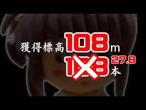 煩悩を払う為に獲得標高108m108本 反省会